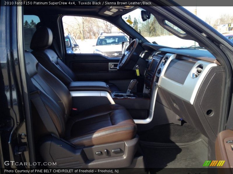 Tuxedo Black / Sienna Brown Leather/Black 2010 Ford F150 Platinum SuperCrew 4x4