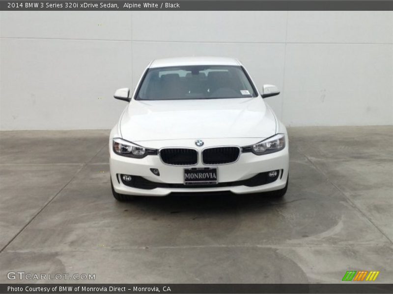 Alpine White / Black 2014 BMW 3 Series 320i xDrive Sedan