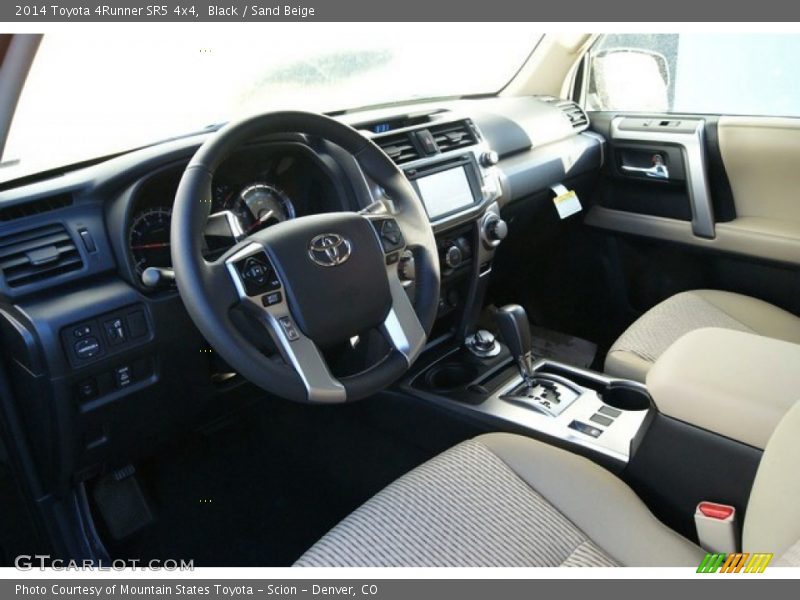 Black / Sand Beige 2014 Toyota 4Runner SR5 4x4