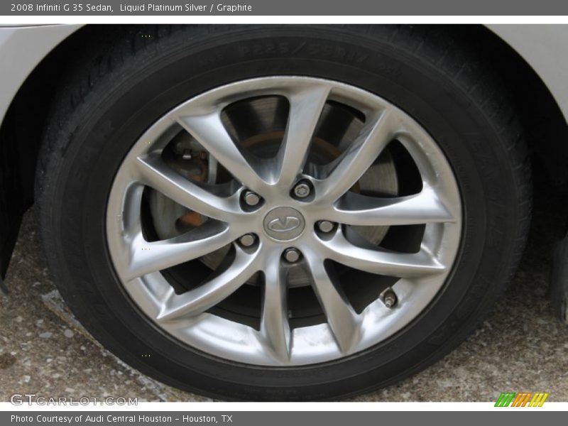 Liquid Platinum Silver / Graphite 2008 Infiniti G 35 Sedan