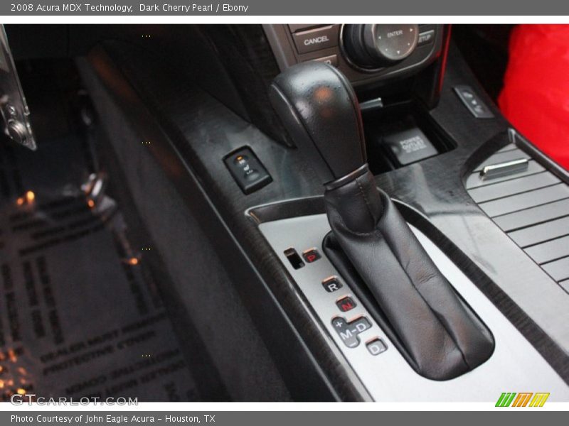 Dark Cherry Pearl / Ebony 2008 Acura MDX Technology