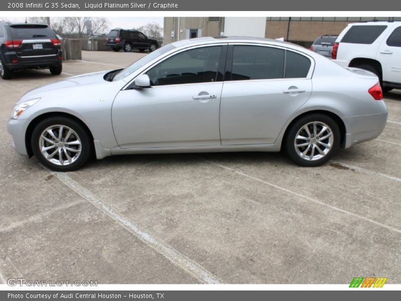 Liquid Platinum Silver / Graphite 2008 Infiniti G 35 Sedan