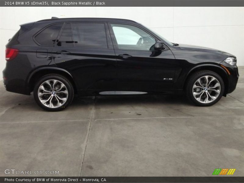 Black Sapphire Metallic / Black 2014 BMW X5 sDrive35i