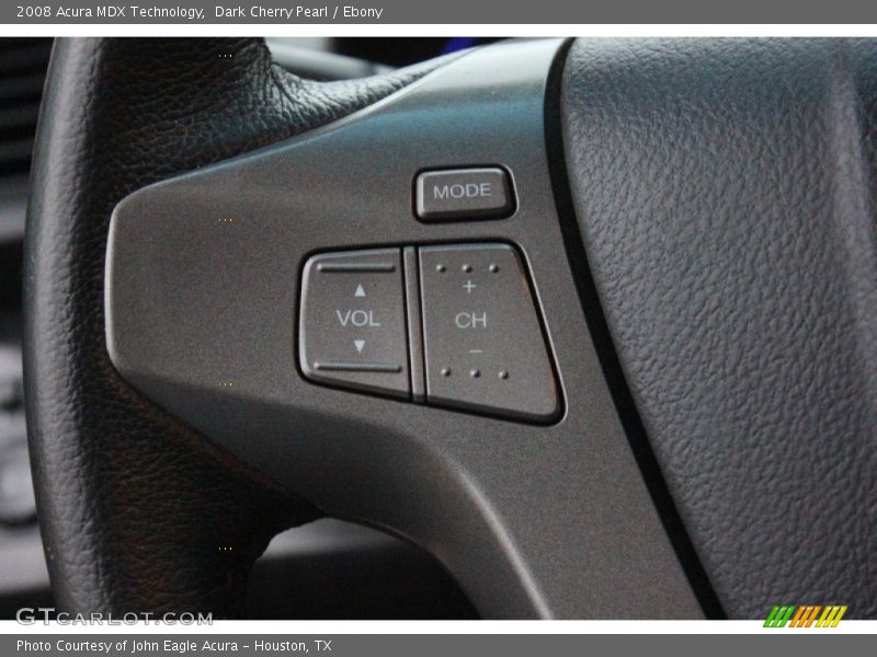 Dark Cherry Pearl / Ebony 2008 Acura MDX Technology