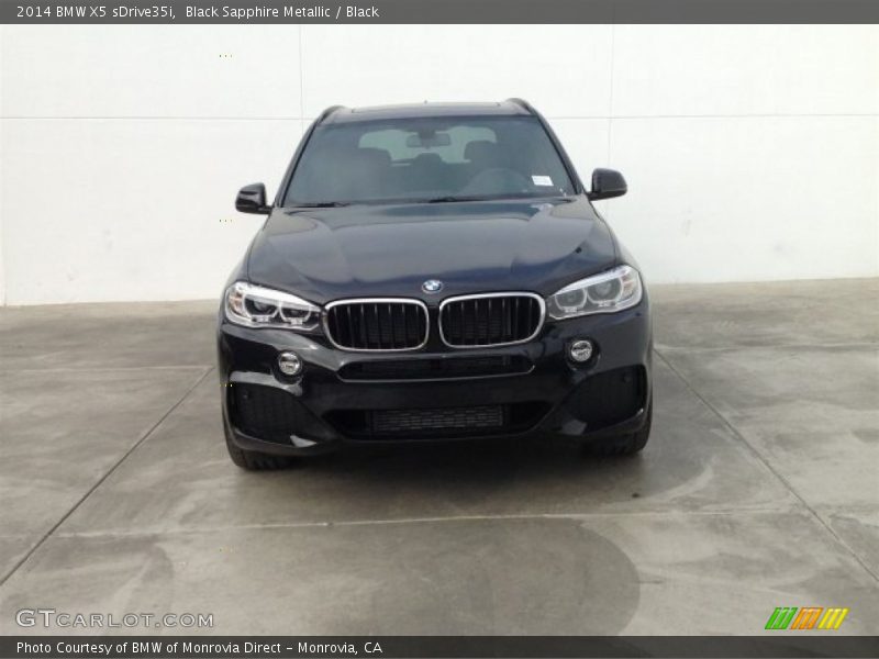 Black Sapphire Metallic / Black 2014 BMW X5 sDrive35i