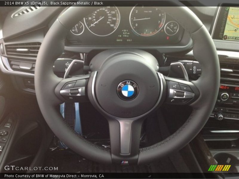 Black Sapphire Metallic / Black 2014 BMW X5 sDrive35i