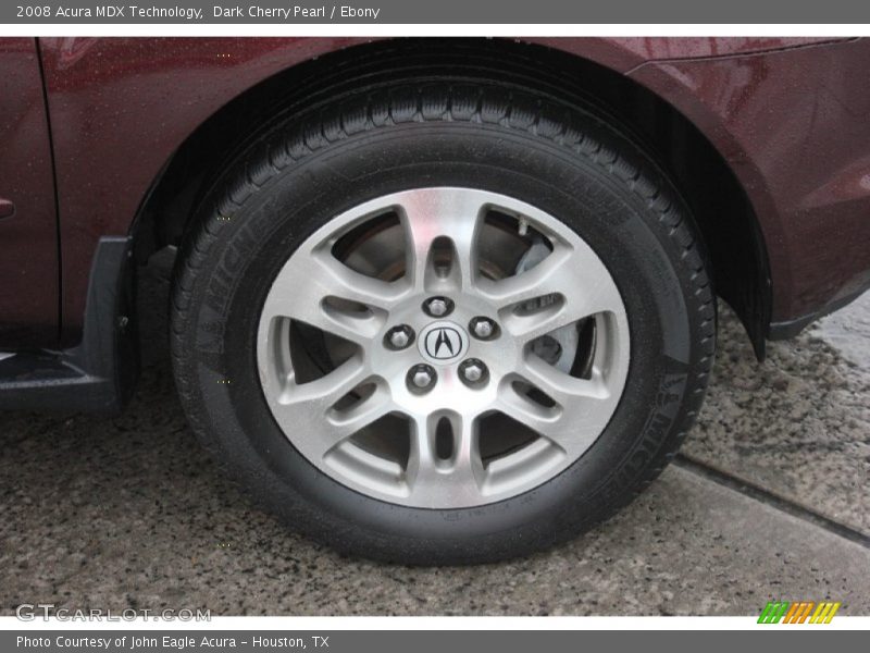 Dark Cherry Pearl / Ebony 2008 Acura MDX Technology