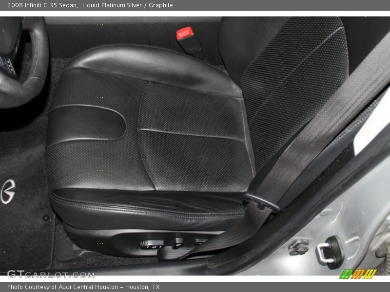 Liquid Platinum Silver / Graphite 2008 Infiniti G 35 Sedan