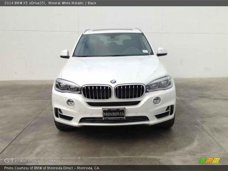 Mineral White Metallic / Black 2014 BMW X5 xDrive35i