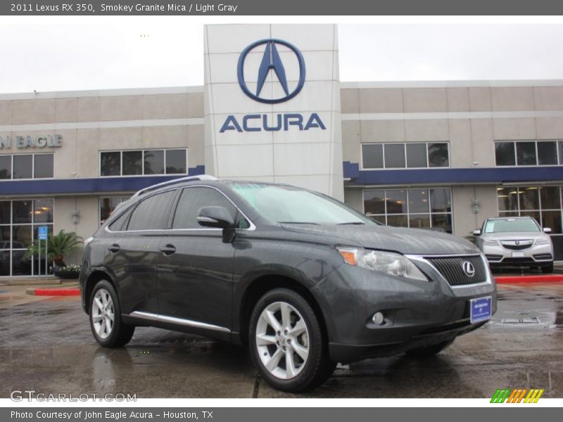 Smokey Granite Mica / Light Gray 2011 Lexus RX 350
