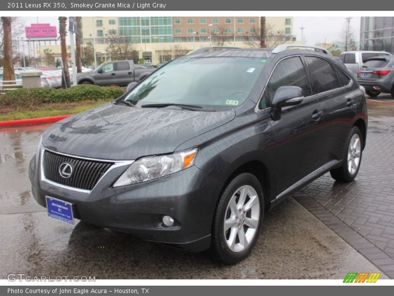 Smokey Granite Mica / Light Gray 2011 Lexus RX 350