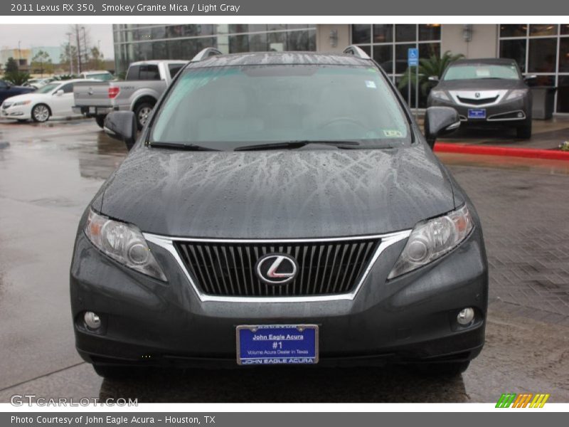 Smokey Granite Mica / Light Gray 2011 Lexus RX 350