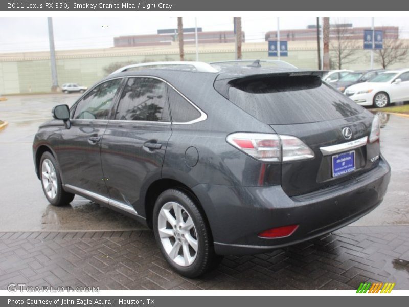 Smokey Granite Mica / Light Gray 2011 Lexus RX 350