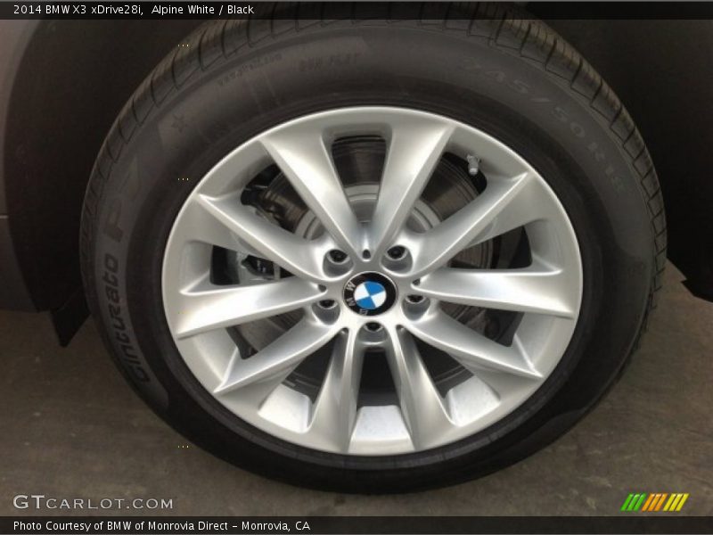 Alpine White / Black 2014 BMW X3 xDrive28i