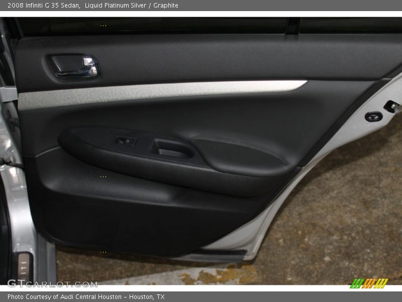 Liquid Platinum Silver / Graphite 2008 Infiniti G 35 Sedan