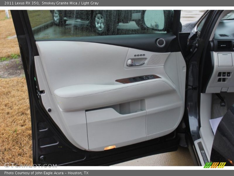 Smokey Granite Mica / Light Gray 2011 Lexus RX 350