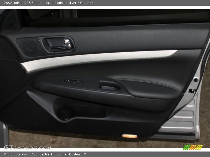 Liquid Platinum Silver / Graphite 2008 Infiniti G 35 Sedan