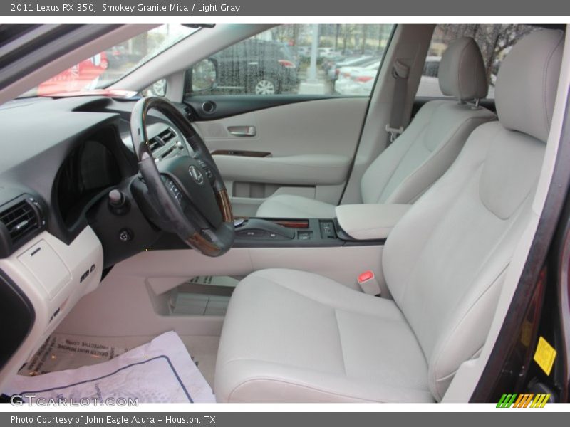 Smokey Granite Mica / Light Gray 2011 Lexus RX 350