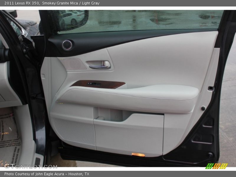 Smokey Granite Mica / Light Gray 2011 Lexus RX 350