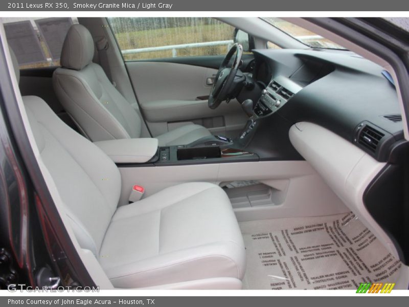 Smokey Granite Mica / Light Gray 2011 Lexus RX 350