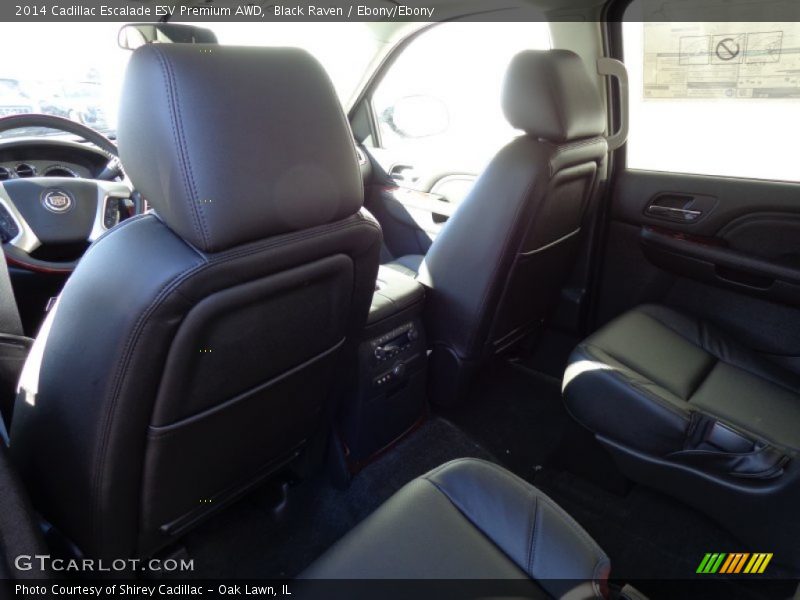 Black Raven / Ebony/Ebony 2014 Cadillac Escalade ESV Premium AWD
