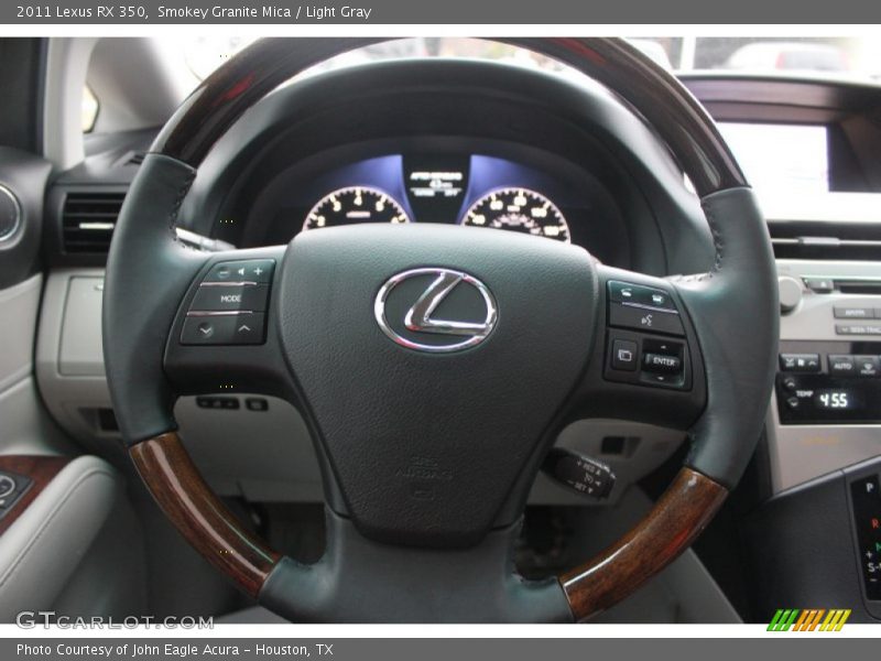 Smokey Granite Mica / Light Gray 2011 Lexus RX 350