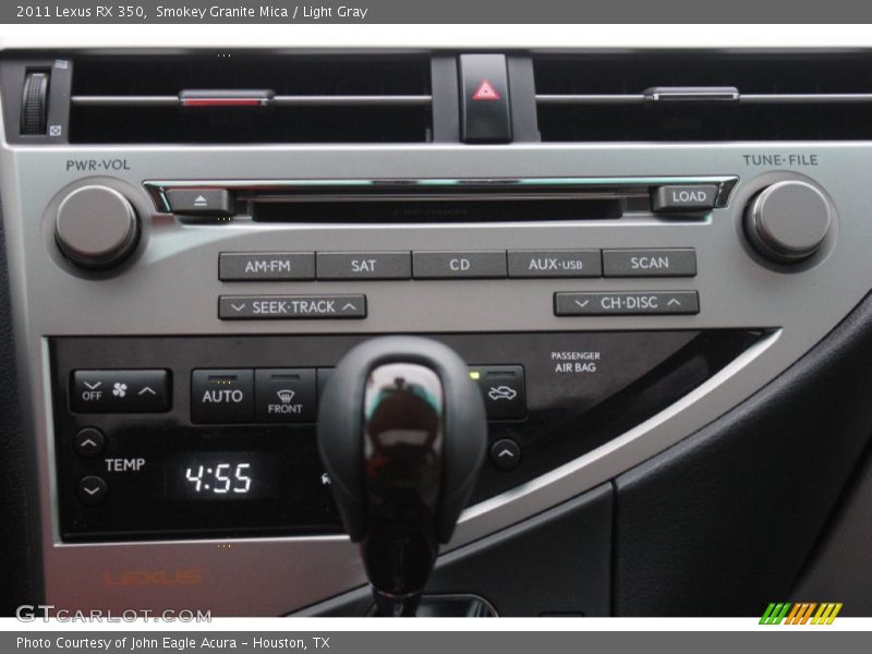Smokey Granite Mica / Light Gray 2011 Lexus RX 350