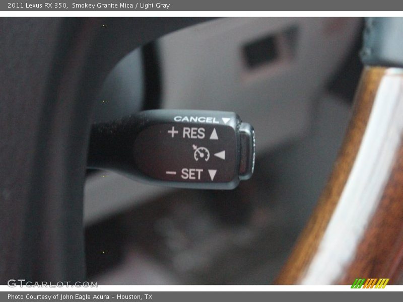 Smokey Granite Mica / Light Gray 2011 Lexus RX 350