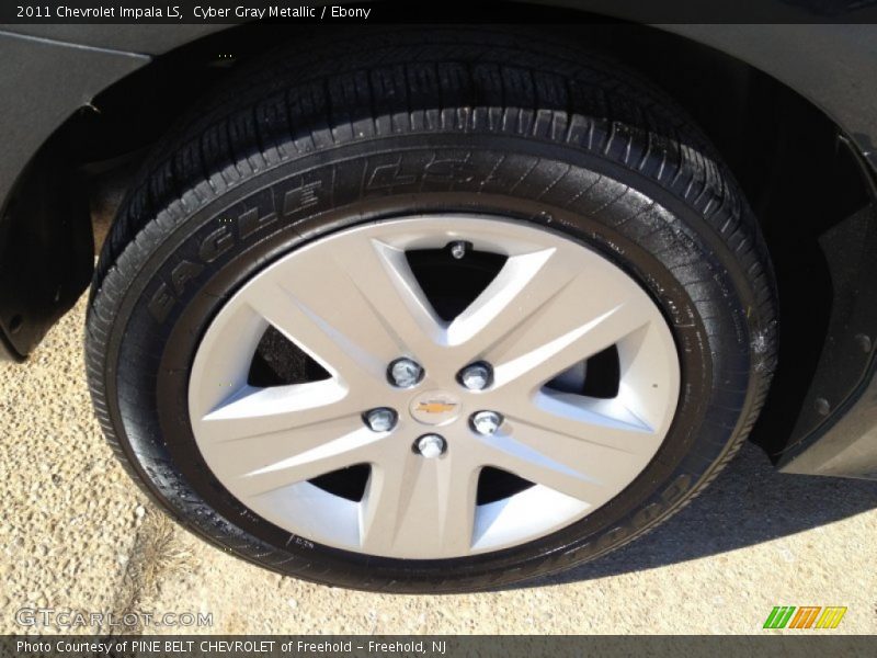 Cyber Gray Metallic / Ebony 2011 Chevrolet Impala LS