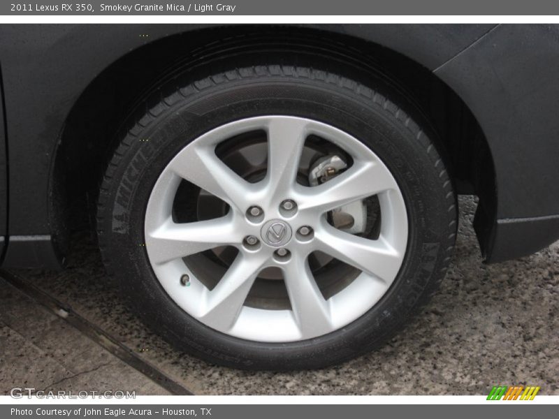 Smokey Granite Mica / Light Gray 2011 Lexus RX 350