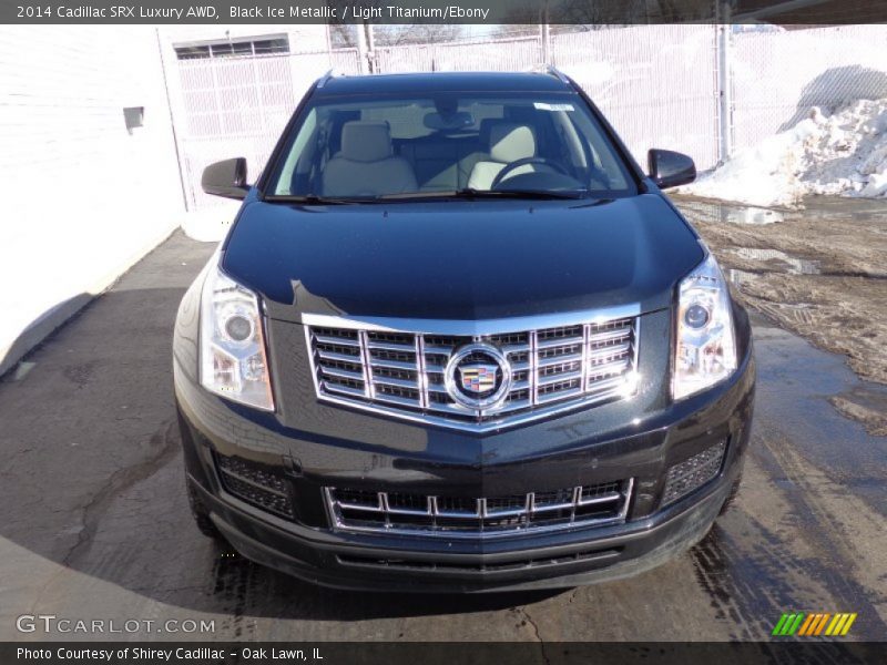 Black Ice Metallic / Light Titanium/Ebony 2014 Cadillac SRX Luxury AWD