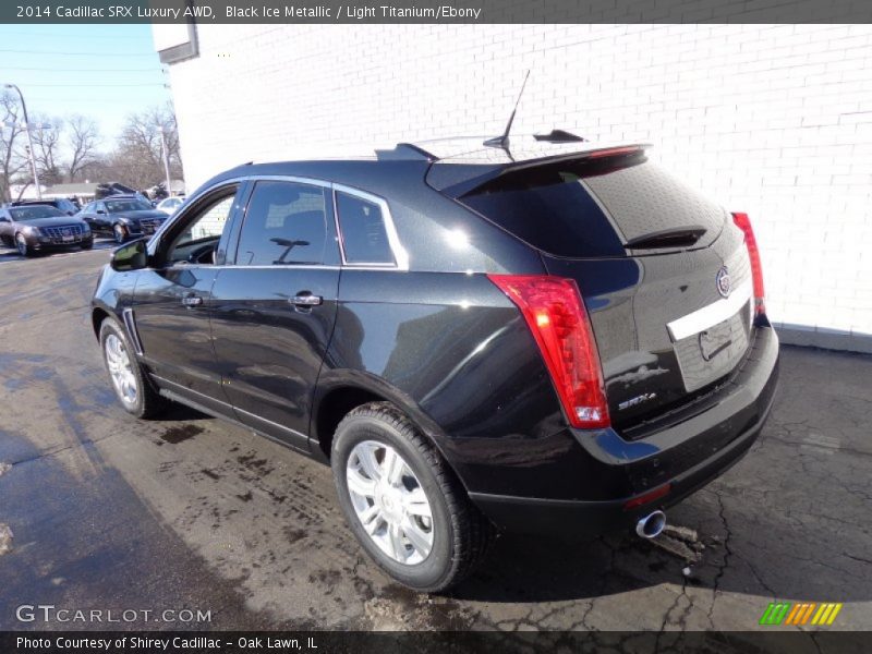 Black Ice Metallic / Light Titanium/Ebony 2014 Cadillac SRX Luxury AWD