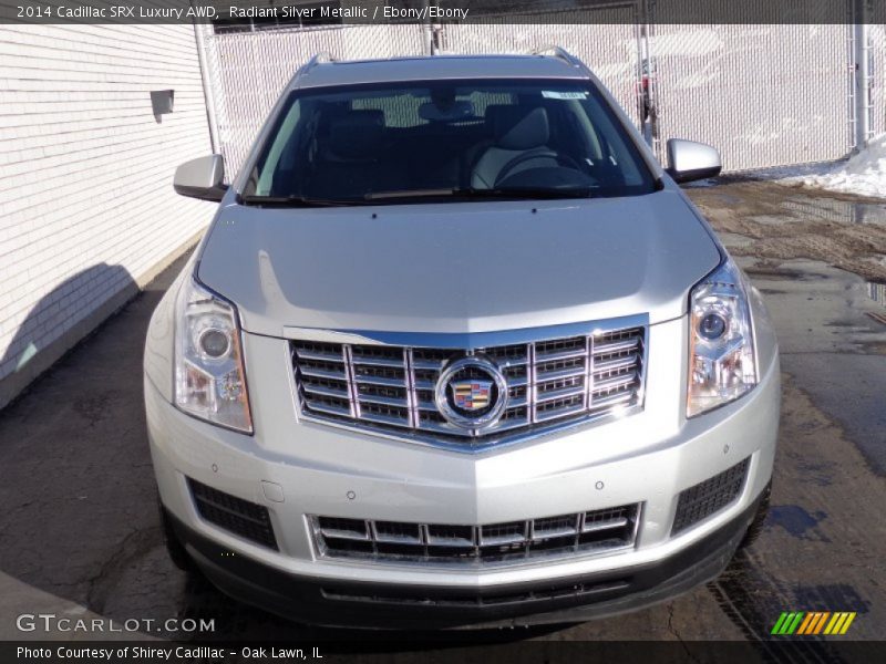 Radiant Silver Metallic / Ebony/Ebony 2014 Cadillac SRX Luxury AWD