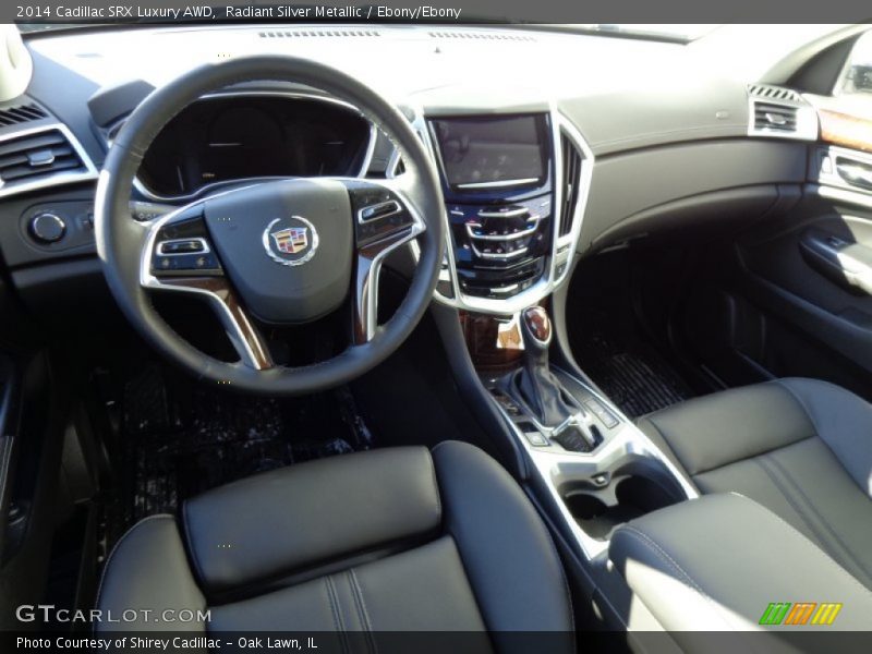 Radiant Silver Metallic / Ebony/Ebony 2014 Cadillac SRX Luxury AWD