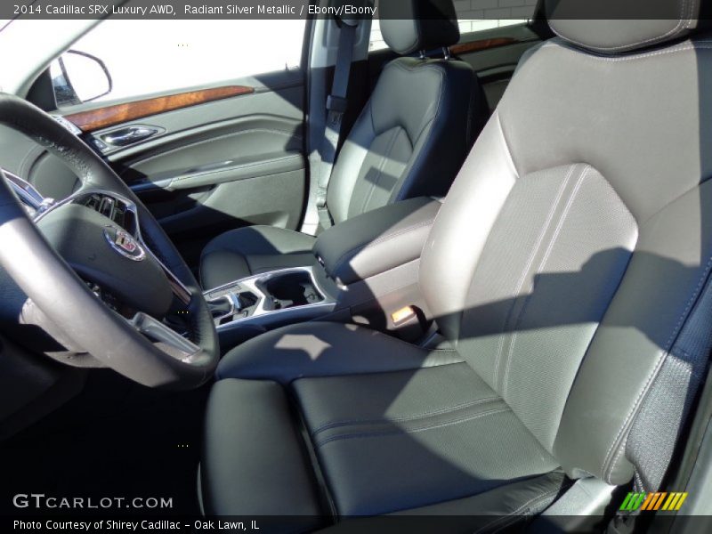 Radiant Silver Metallic / Ebony/Ebony 2014 Cadillac SRX Luxury AWD
