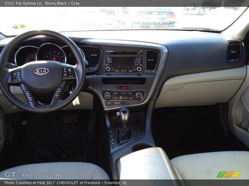 Ebony Black / Gray 2012 Kia Optima LX