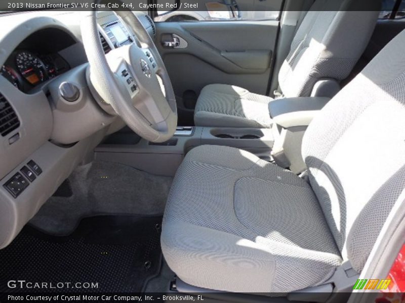 Cayenne Red / Steel 2013 Nissan Frontier SV V6 Crew Cab 4x4