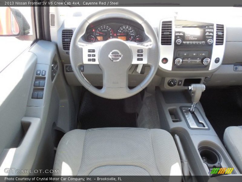 Cayenne Red / Steel 2013 Nissan Frontier SV V6 Crew Cab 4x4