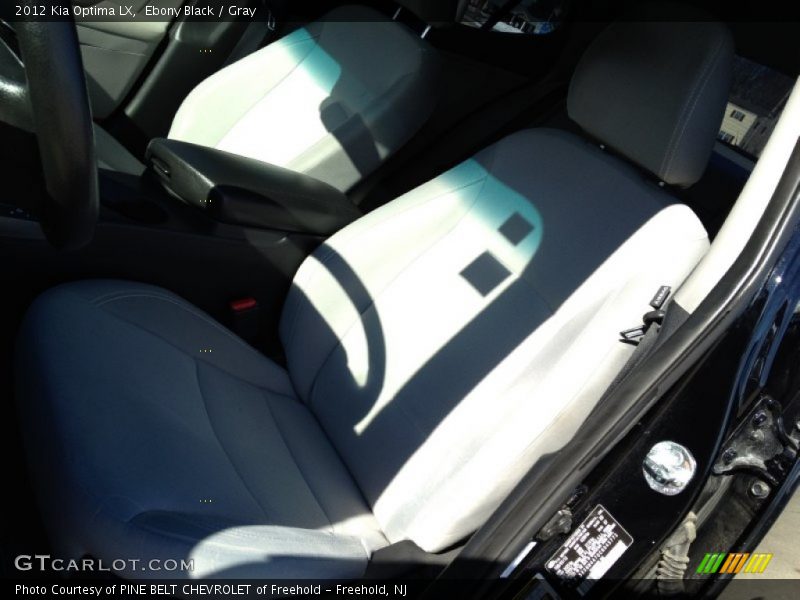 Ebony Black / Gray 2012 Kia Optima LX