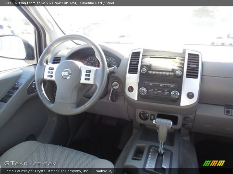 Cayenne Red / Steel 2013 Nissan Frontier SV V6 Crew Cab 4x4