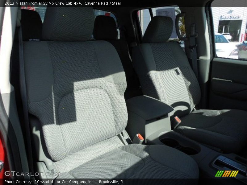 Cayenne Red / Steel 2013 Nissan Frontier SV V6 Crew Cab 4x4