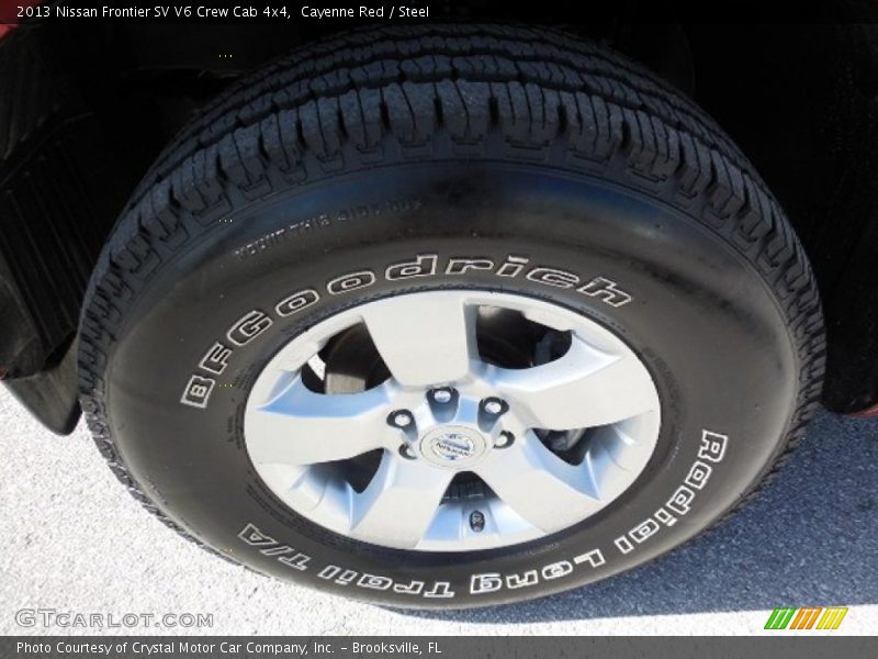 Cayenne Red / Steel 2013 Nissan Frontier SV V6 Crew Cab 4x4
