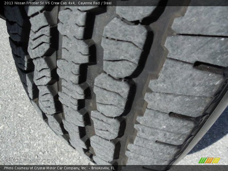 Cayenne Red / Steel 2013 Nissan Frontier SV V6 Crew Cab 4x4
