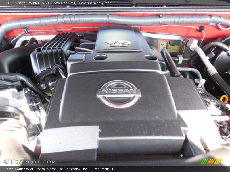 Cayenne Red / Steel 2013 Nissan Frontier SV V6 Crew Cab 4x4