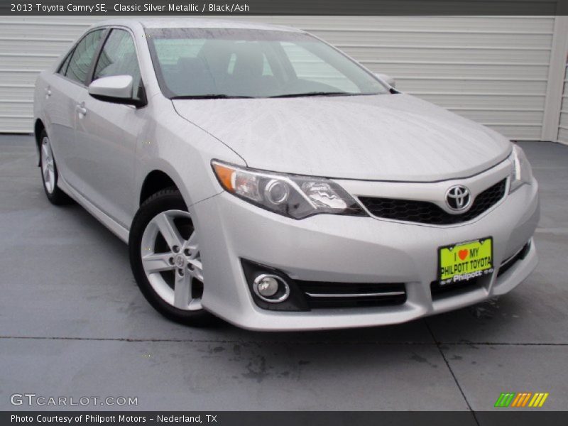 Classic Silver Metallic / Black/Ash 2013 Toyota Camry SE