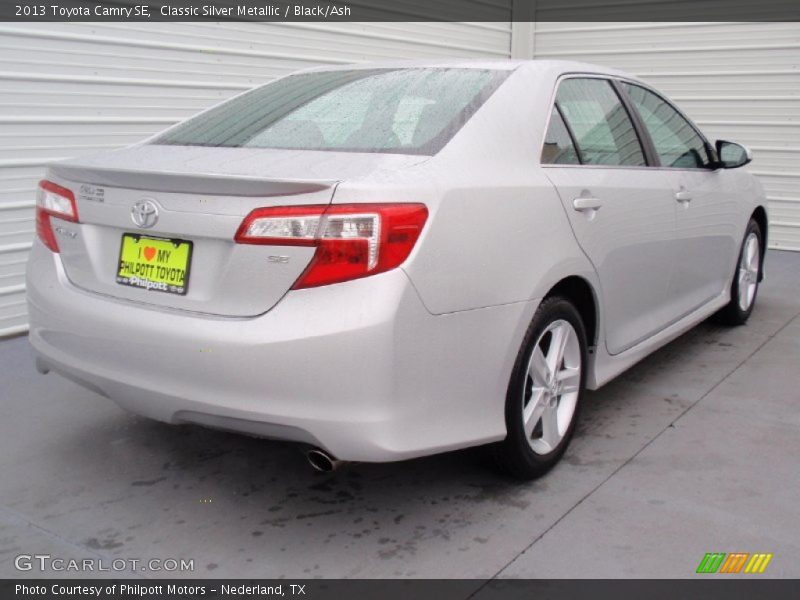 Classic Silver Metallic / Black/Ash 2013 Toyota Camry SE
