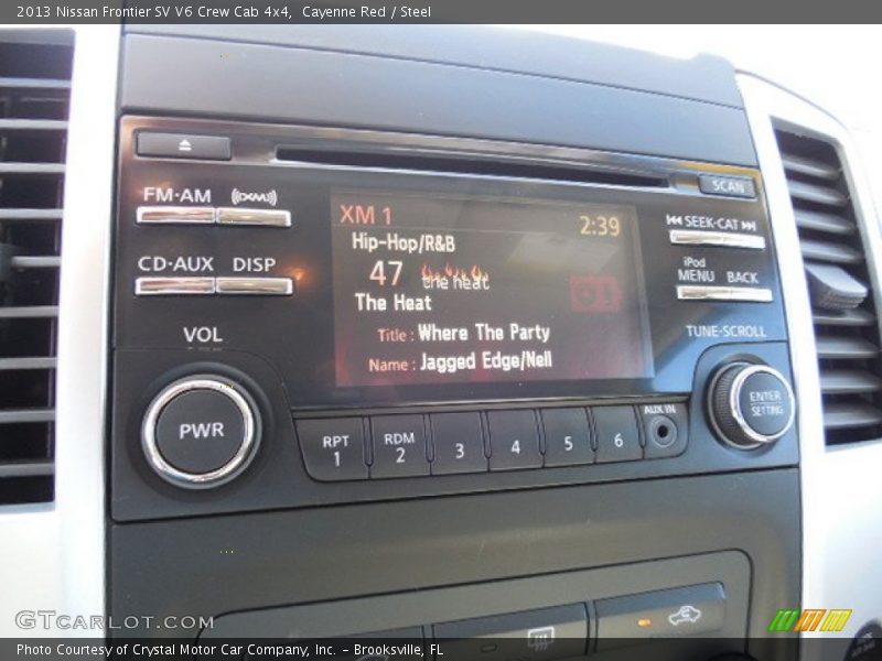 Cayenne Red / Steel 2013 Nissan Frontier SV V6 Crew Cab 4x4