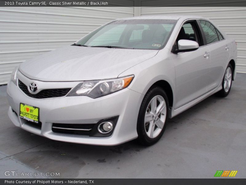 Classic Silver Metallic / Black/Ash 2013 Toyota Camry SE