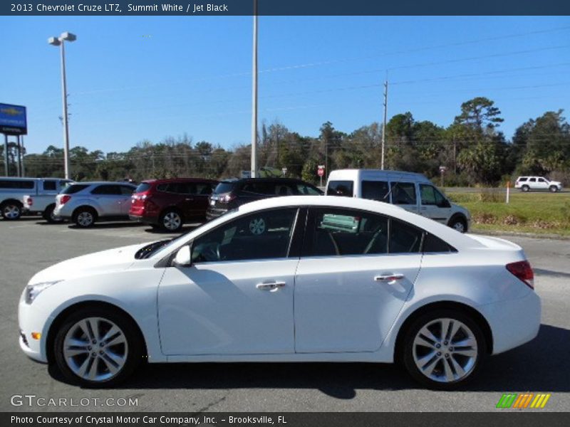 Summit White / Jet Black 2013 Chevrolet Cruze LTZ