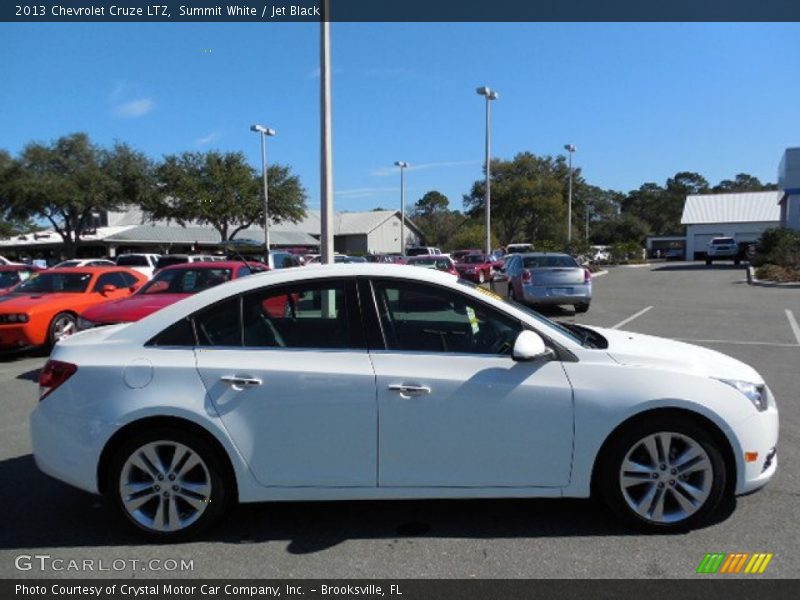 Summit White / Jet Black 2013 Chevrolet Cruze LTZ